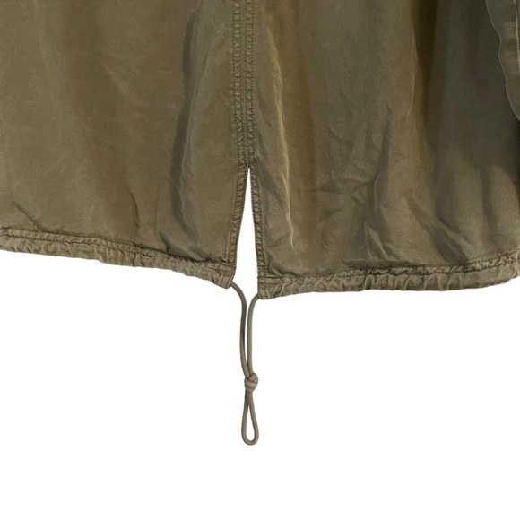 American eagle olive green lightweight full zip utility jacket casual size Large - Picture 6 of 8
